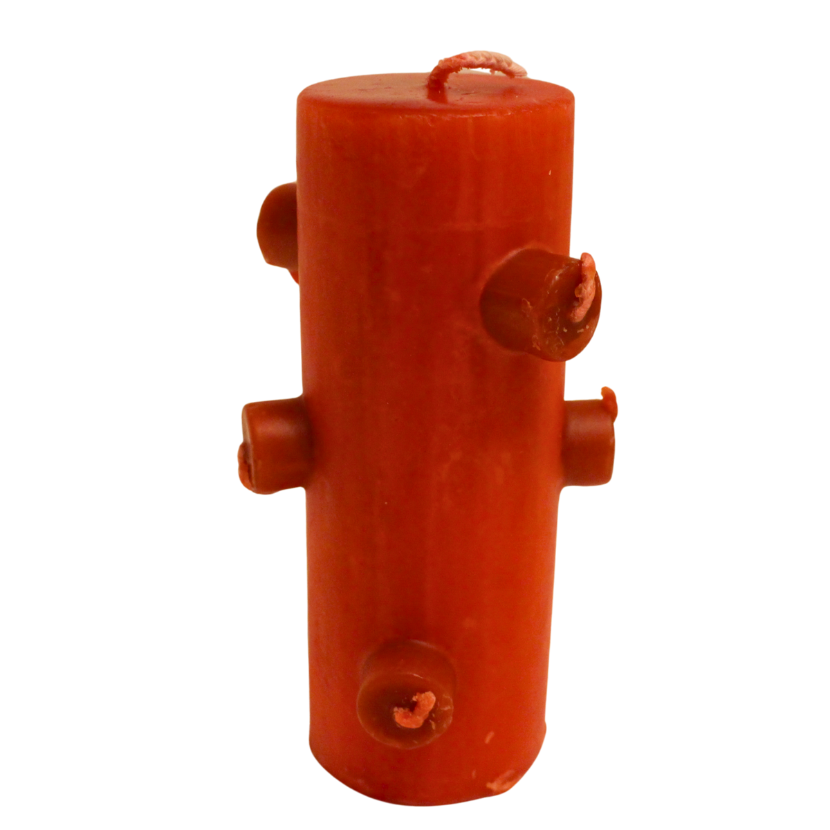 Velón 7 Mechas Rojo (Pasión, Unión y Atracción de Amor)