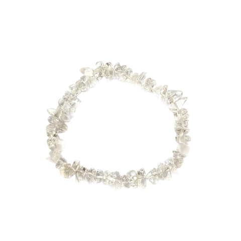 Pulsera Chip de Cuarzo Blanco (Claridad, Energía y Armonía)