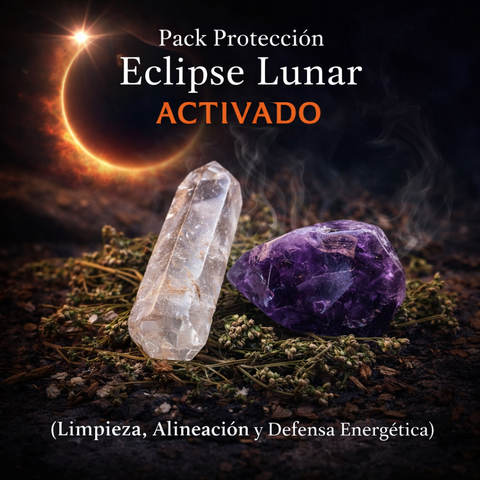 Pack Protección Eclipse Lunar ACTIVADO (Limpieza, Alineación y Defensa Energética)