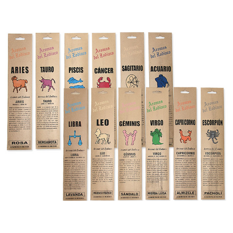 Inciensos por Signos del Zodiaco – Armoniza tu Energía según tu Signo